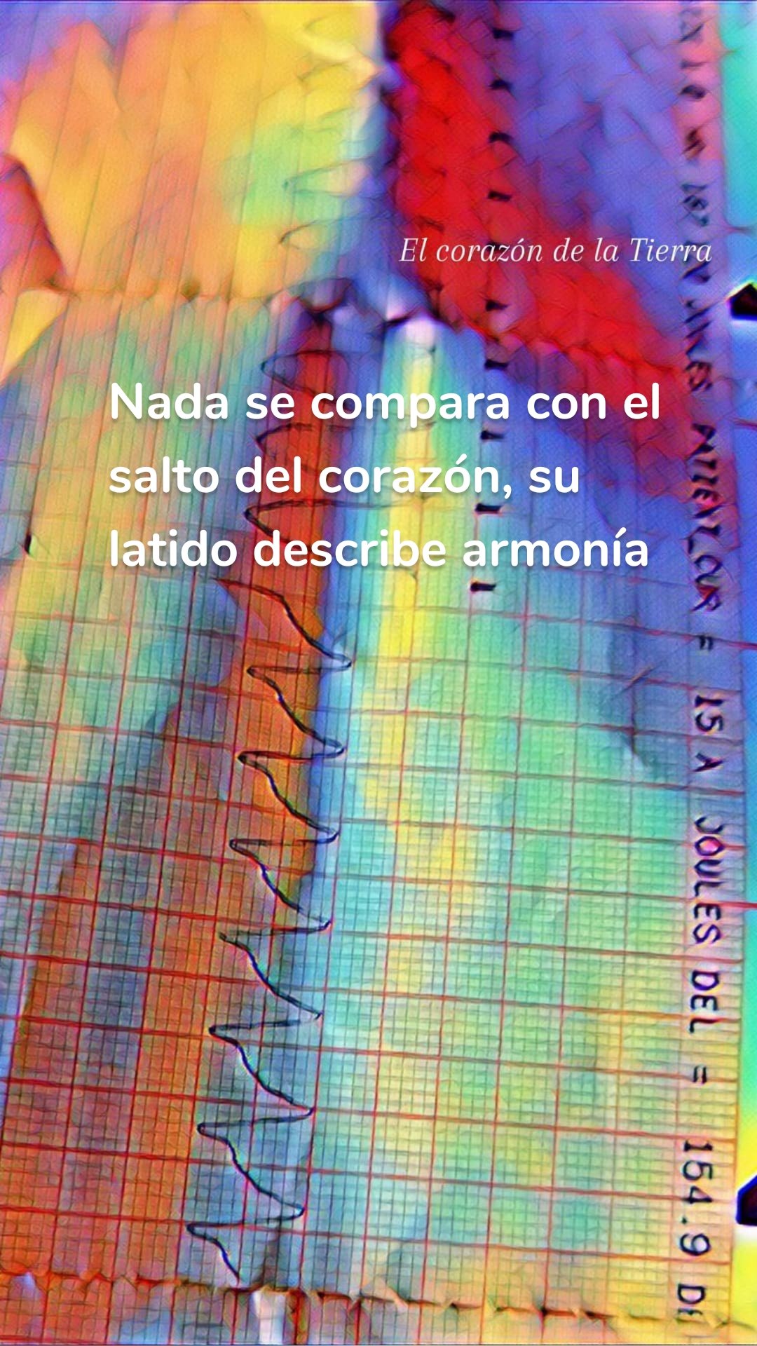 Nada se compara con el salto del corazón, su latido describe armonía 