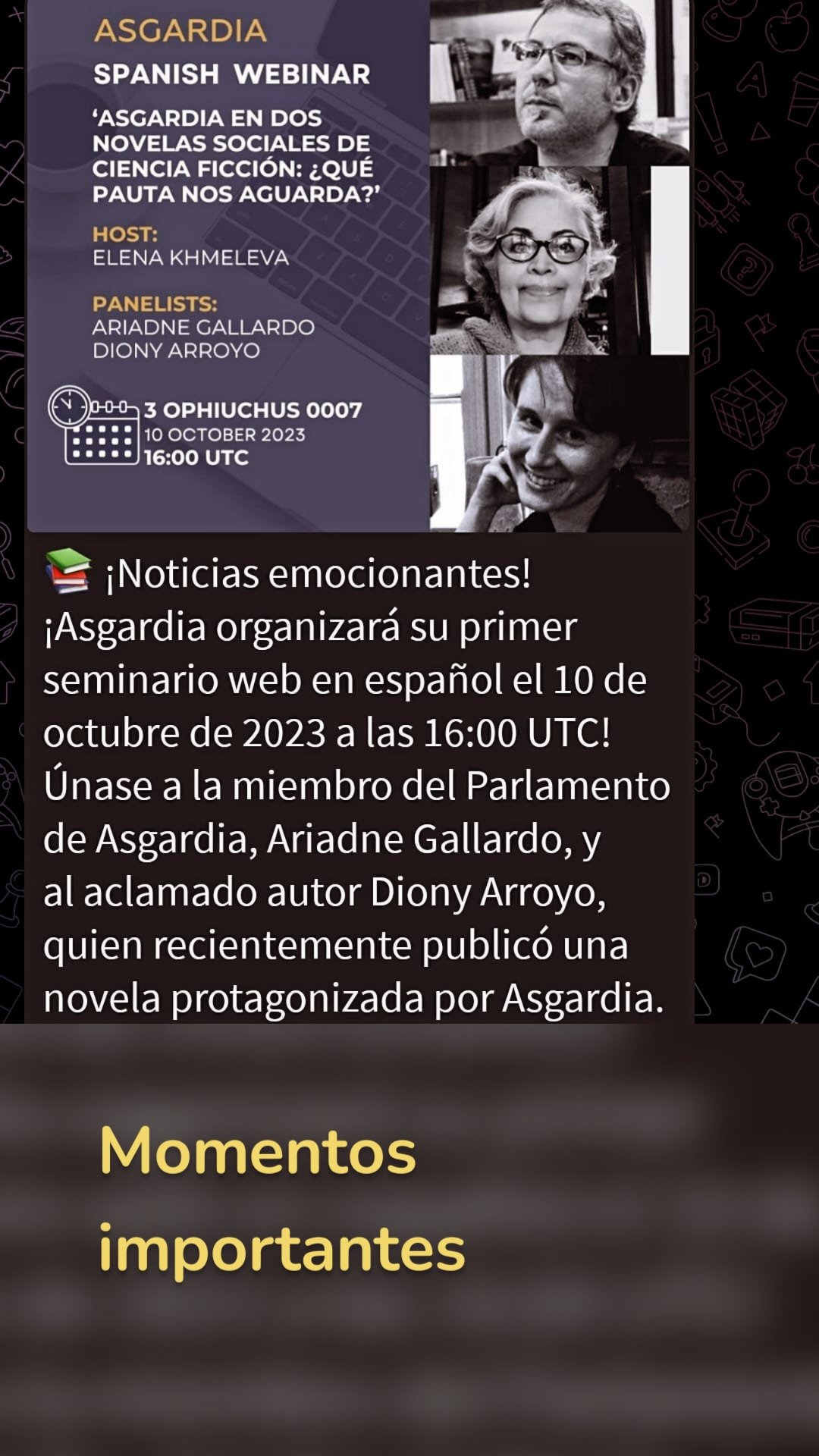 Momentos importantes 